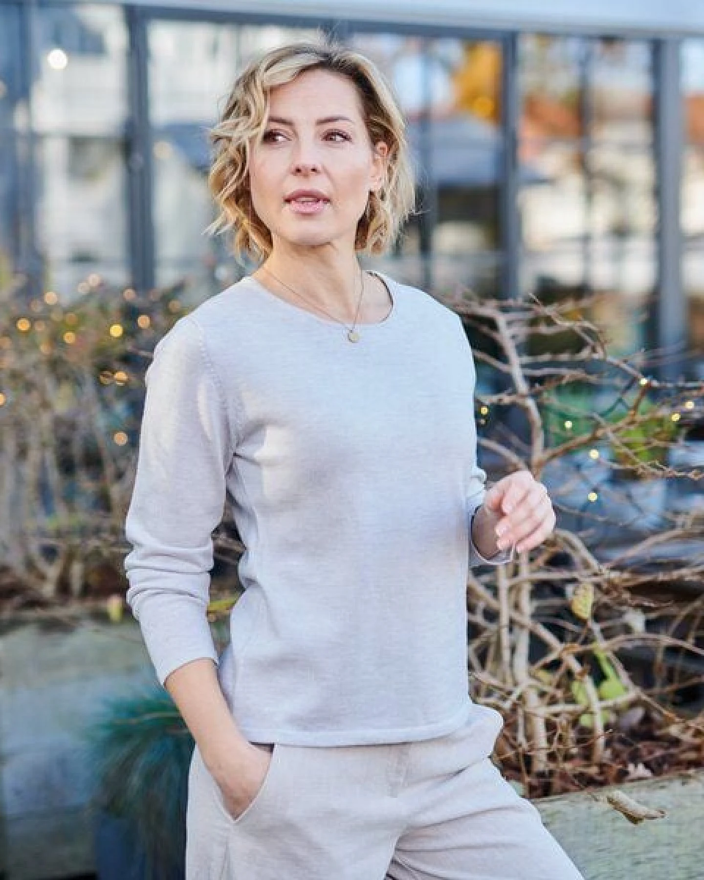 Kokon Zwo Basic Pullover 100% Merinowolle (kbT) – Ansicht 2