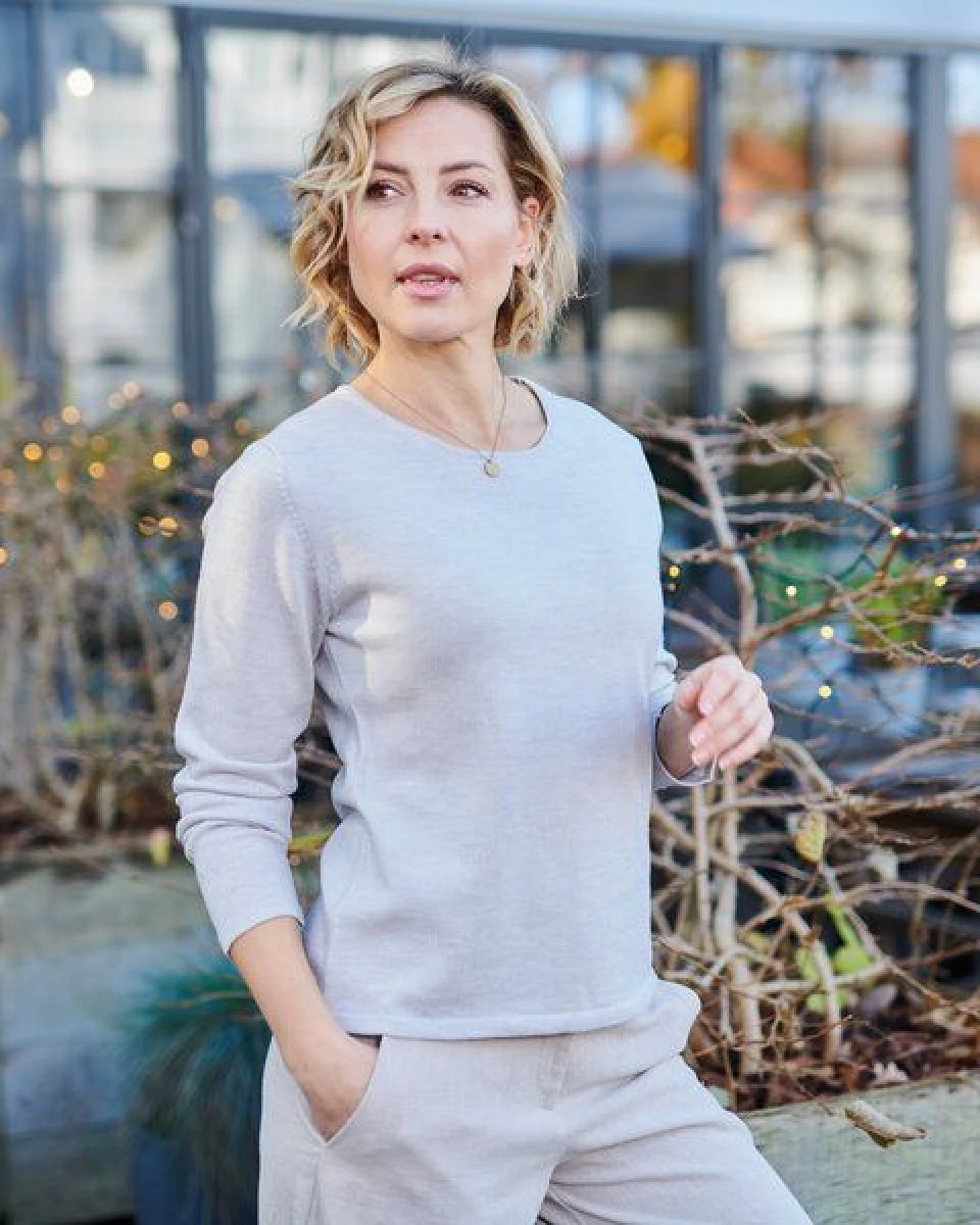 Kokon Zwo Basic Pullover 100% Merinowolle (kbT) – Ansicht 2