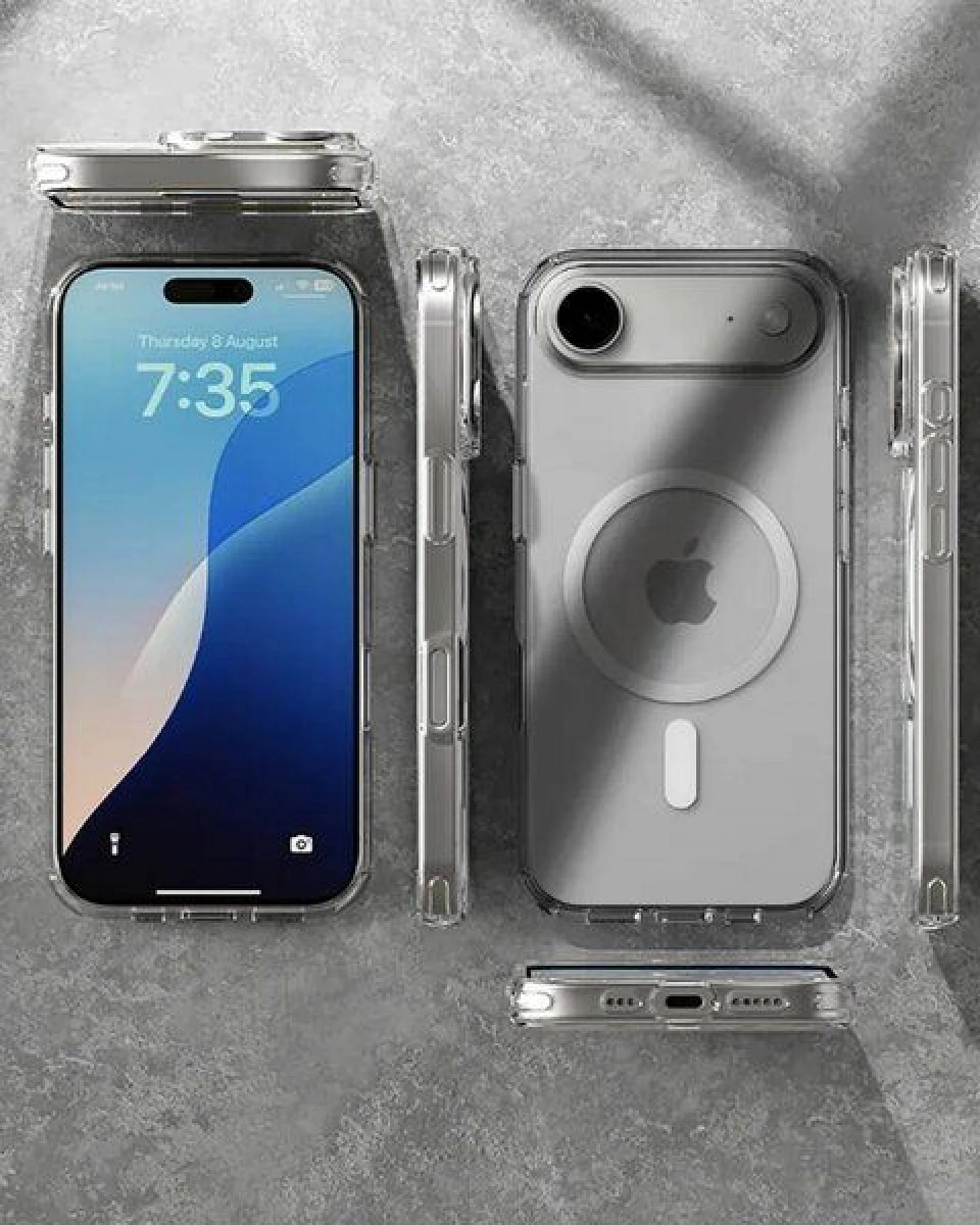 Woodcessories - Clear Case MagSafe - Durchsichtige iPhone Handyhülle mit Magnet - nachhaltig – Ansicht 2
