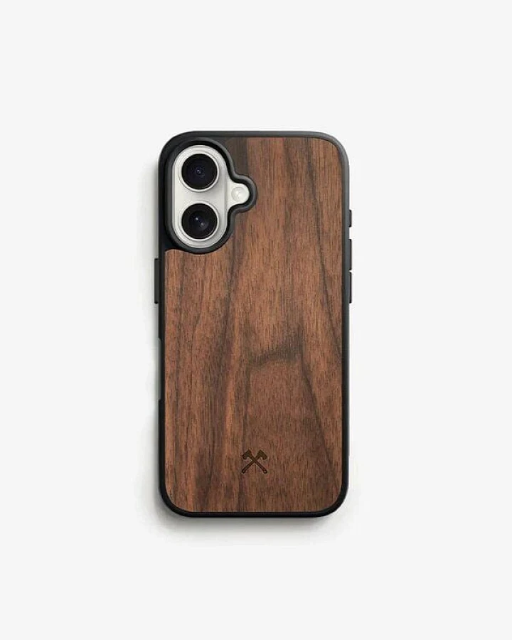 Woodcessories - iPhone Hülle mit Magnet kompatibel mit MagSafe, magnetische Ladefunktion