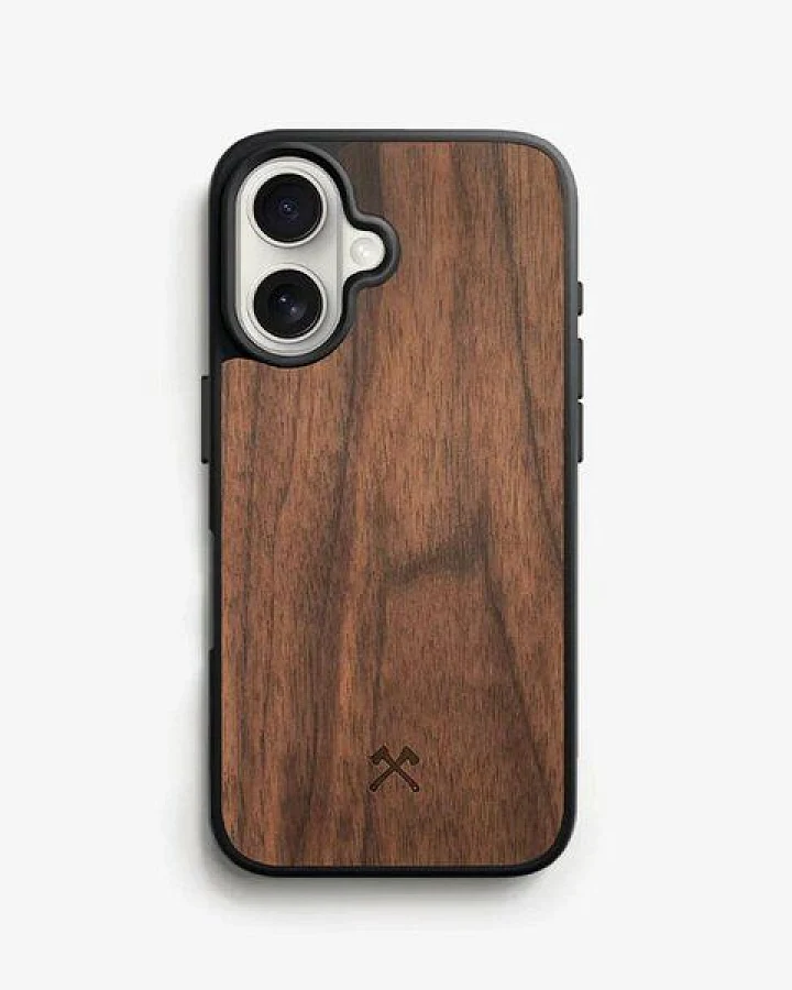 Woodcessories - iPhone Hülle mit Magnet kompatibel mit MagSafe, magnetische Ladefunktion
