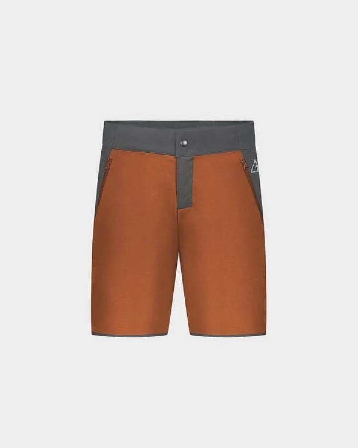 picea (by bleed) EU-phoric Lightweight Adventure Shorts Orange-Braun