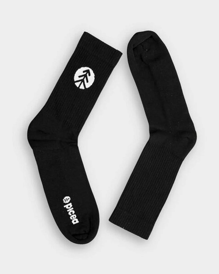picea (by bleed) picea Funktionale Tennis Socken Schwarz