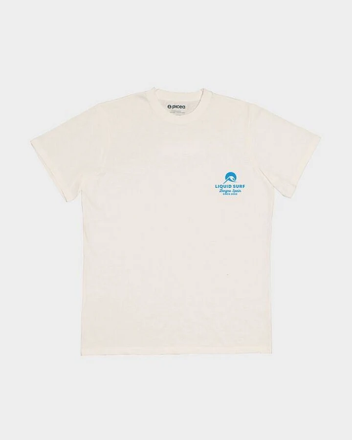 picea (by bleed) picea X Liquid Surf 25 years T-Shirt Weiß