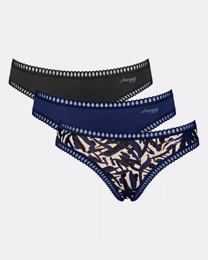 Sloggi 3er Pack GO Crush Mini-Slip Bio-Baumwolle