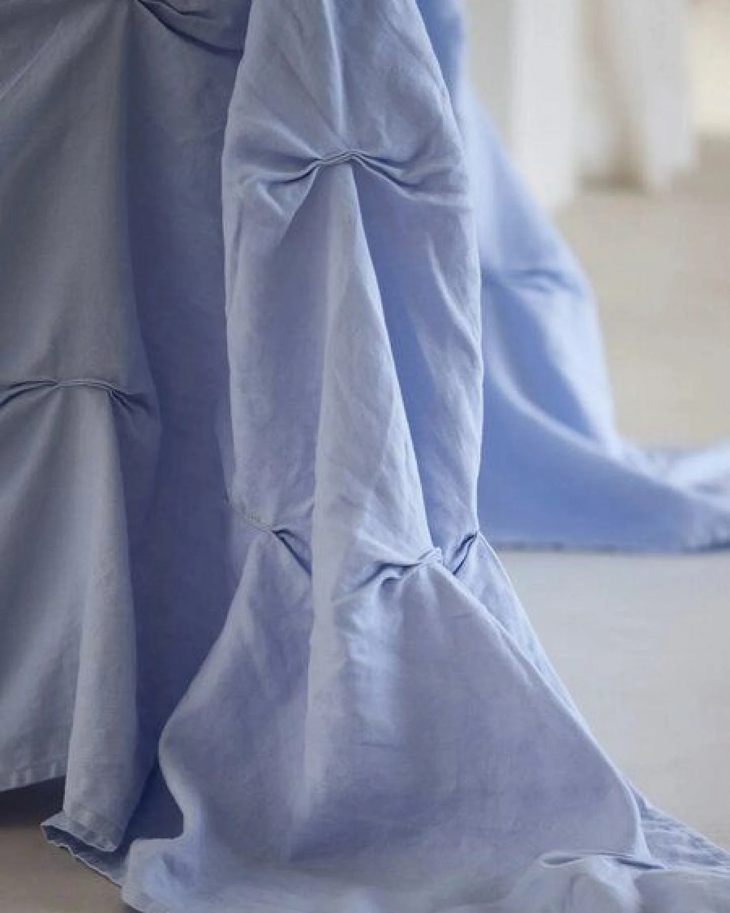 Onomao x erlich textil drapierte Tischdecke mit 60% Baumwolle und Leinen, made in Europe – Ansicht 3