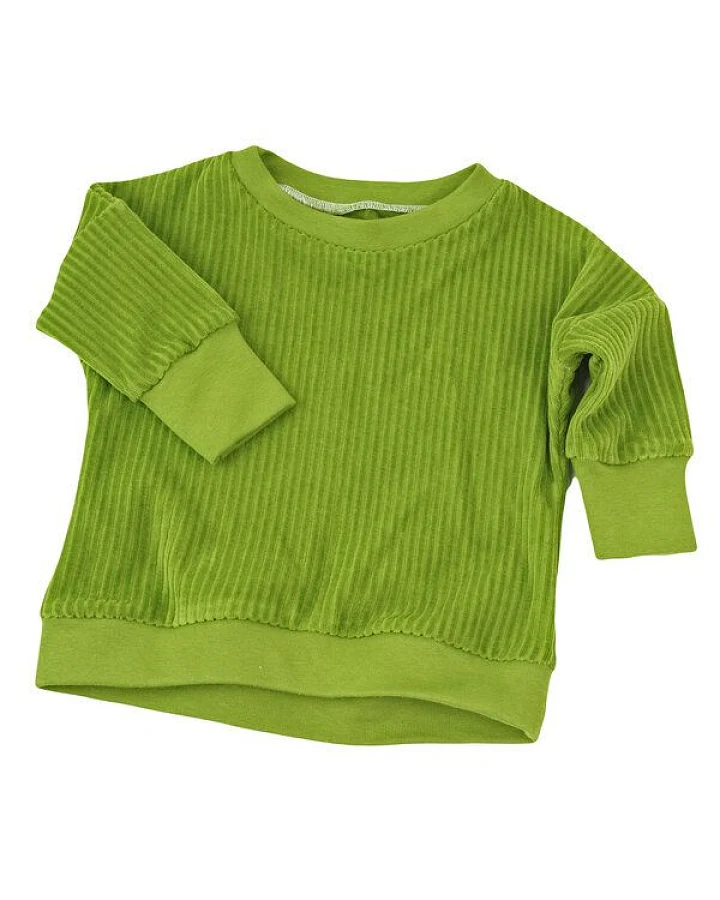 Sternchenwolke BIO Cordnicky Langarmshirt "avocado"