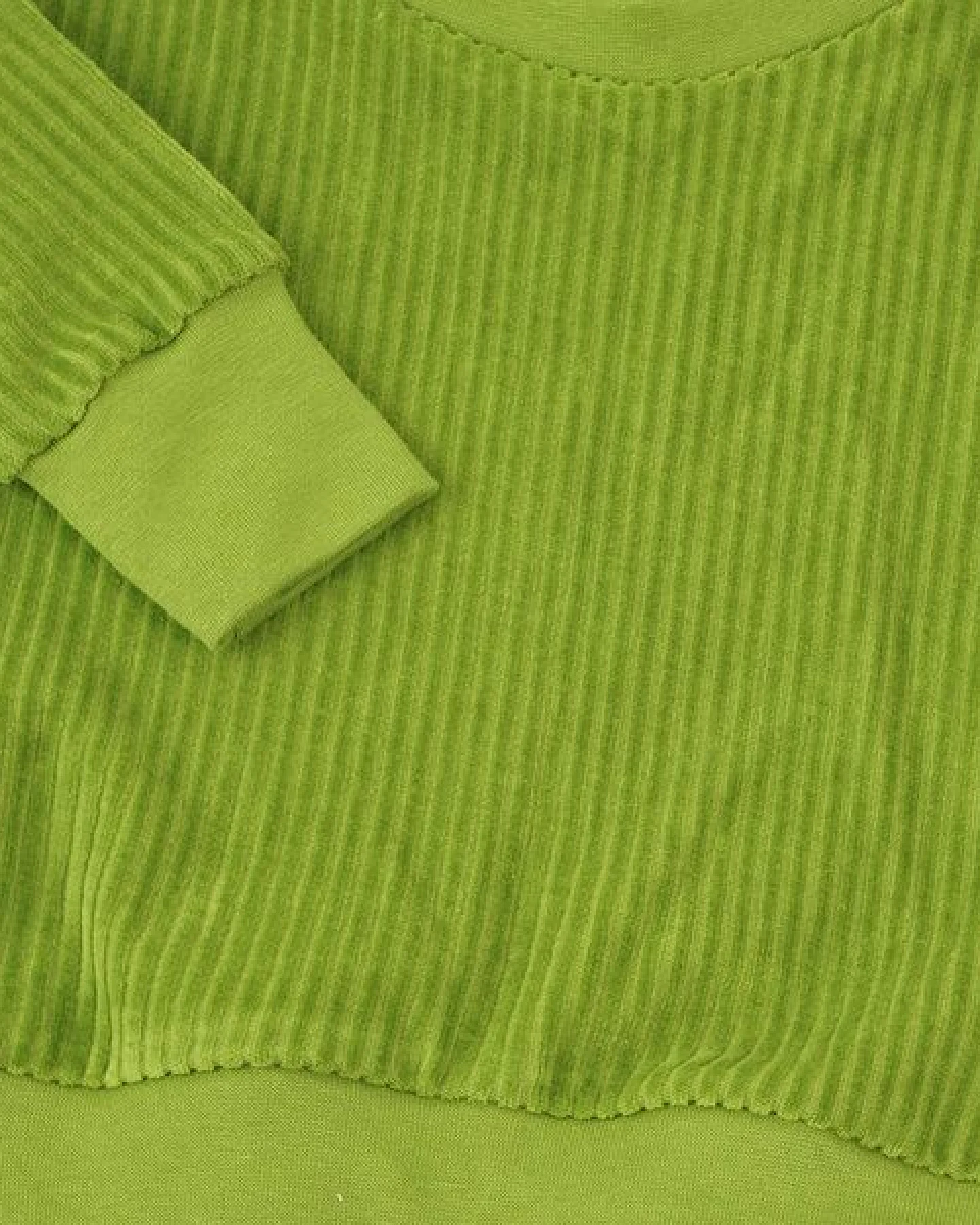 Sternchenwolke BIO Cordnicky Langarmshirt "avocado" – Ansicht 3
