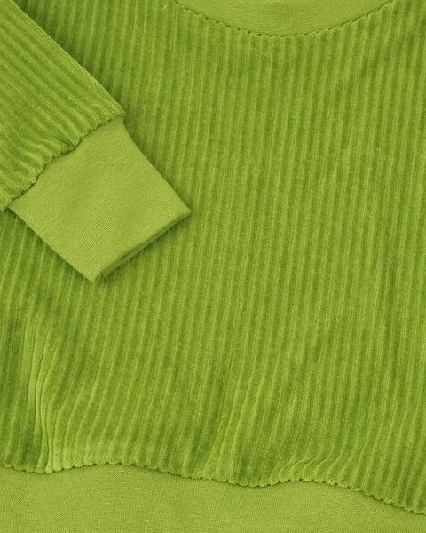 Sternchenwolke BIO Cordnicky Langarmshirt "avocado" – Ansicht 3