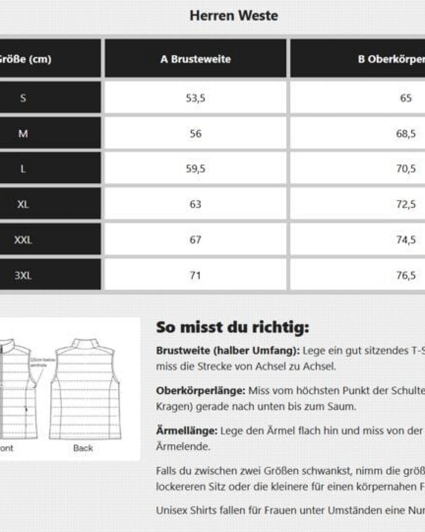 YTWOO Leichte Herren Steppweste – Ansicht 4