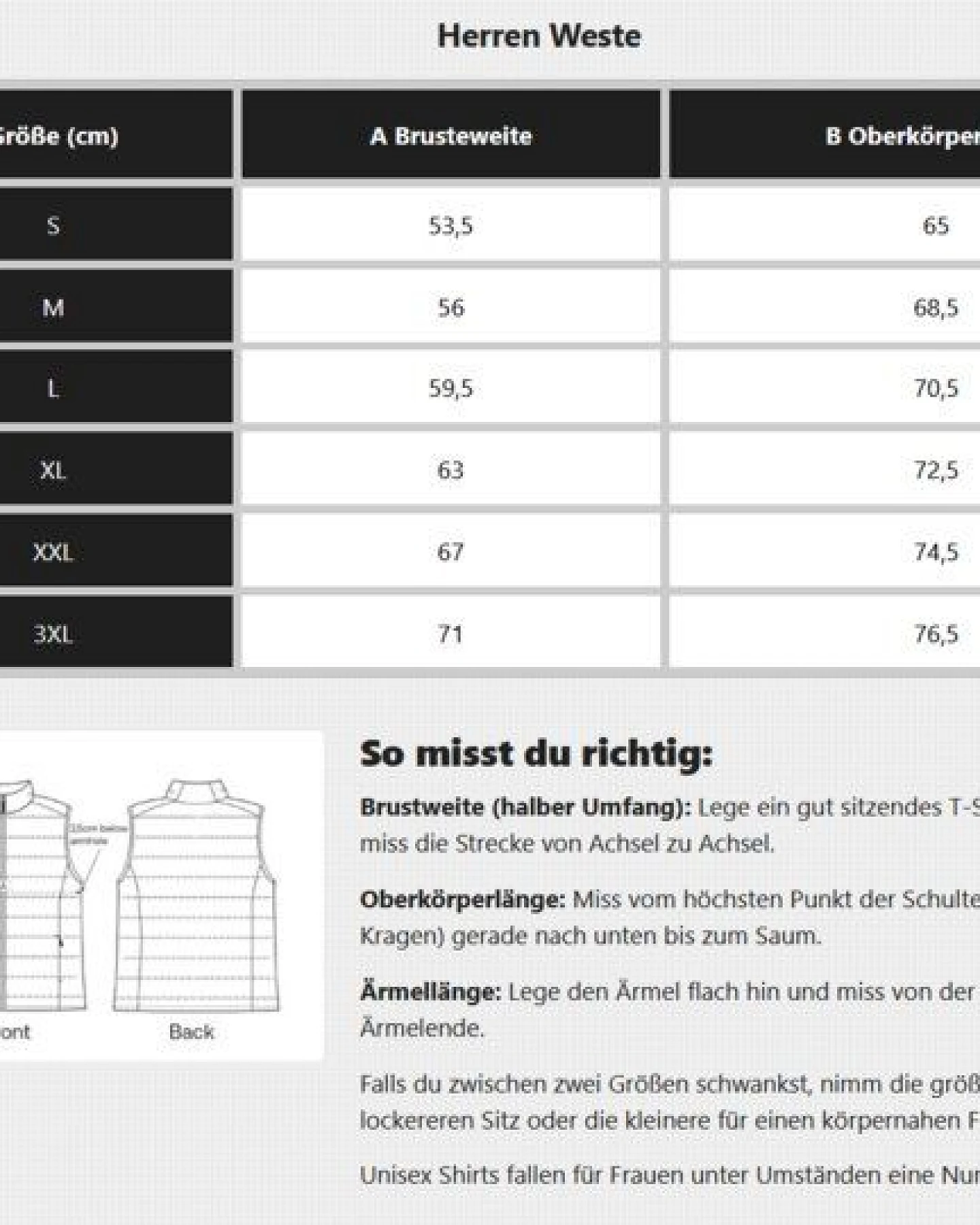 YTWOO Leichte Herren Steppweste – Ansicht 4