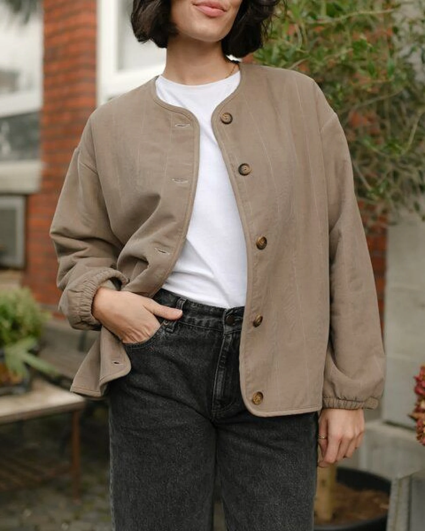 NORDLICHT Cord Jacke Jana aus 100% Bio-Baumwolle – Ansicht 2