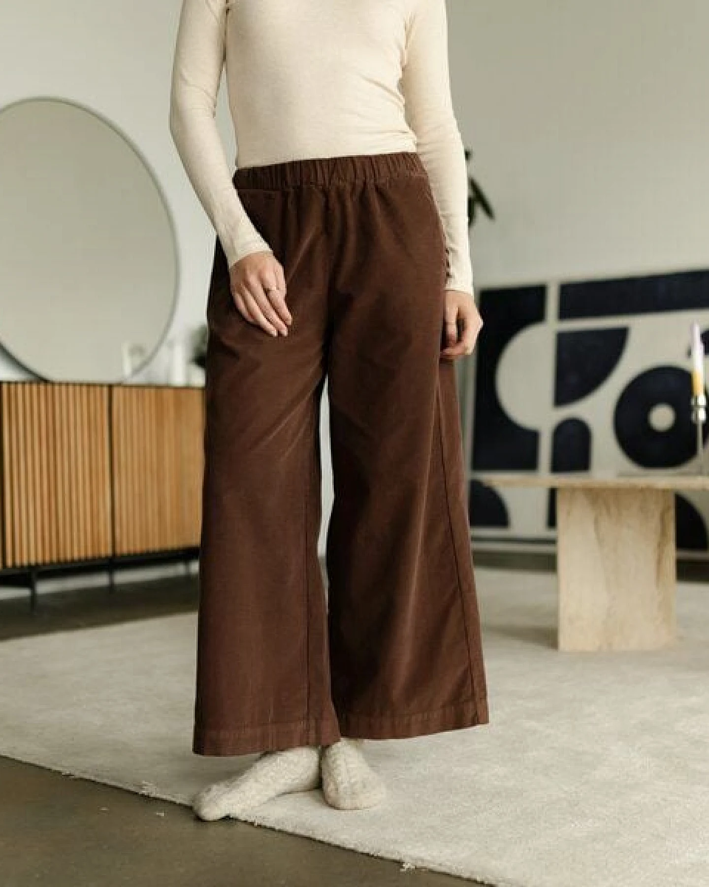 NORDLICHT Cord Culotte Nala aus 100% Bio-Baumwolle – Ansicht 2