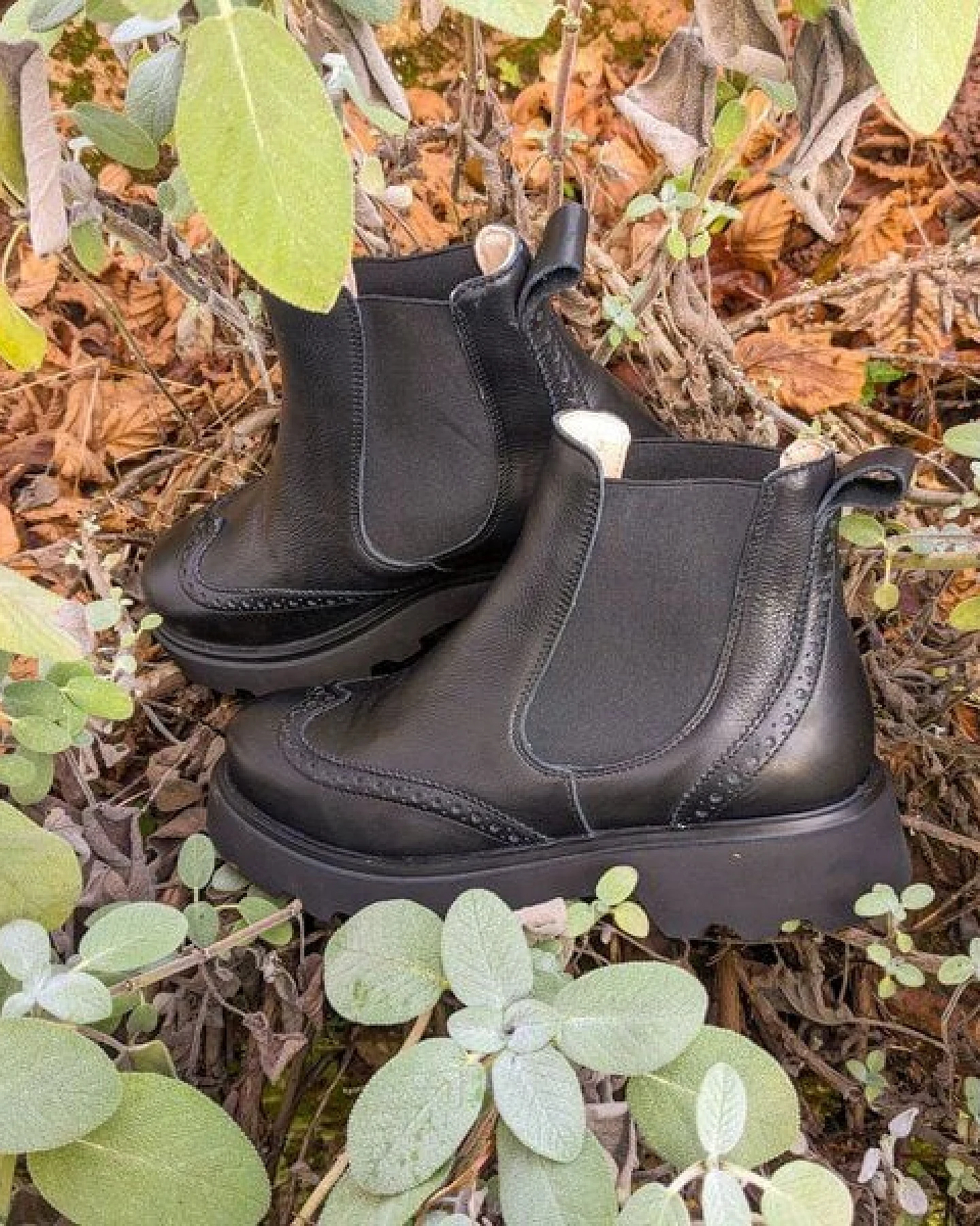 Werner Schuhe Schwarzer Chelsea Boot "Feldhamster" – Ansicht 4