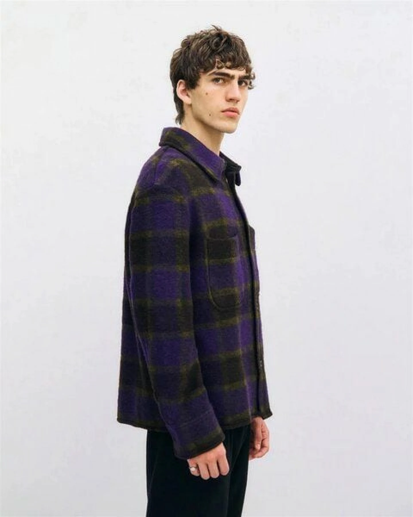 Rotholz Unisex Overshirt Relaxed purple – Ansicht 4