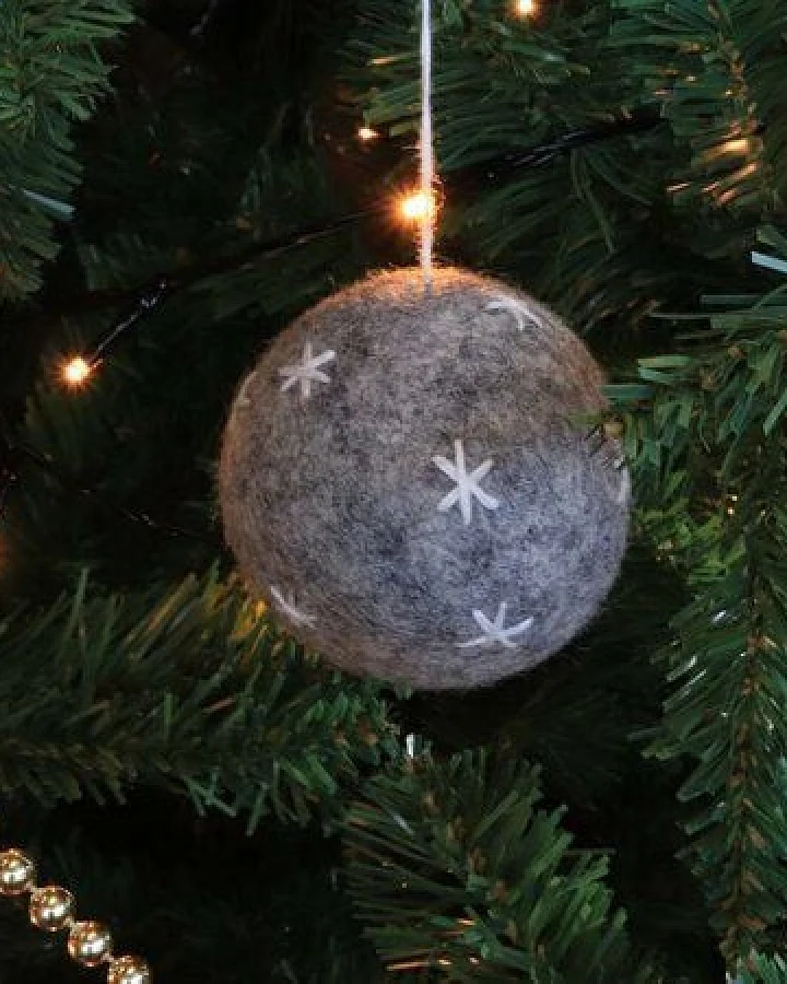 WoolFit Filzkugeln mit Sternen