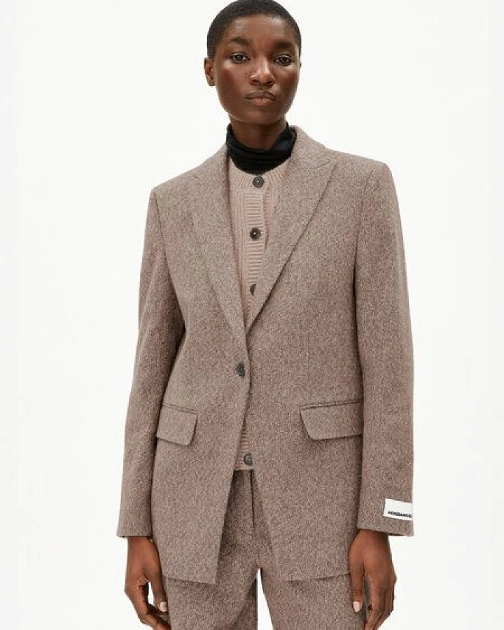 ARMEDANGELS Damen Blazer - Mikulaa Tweed