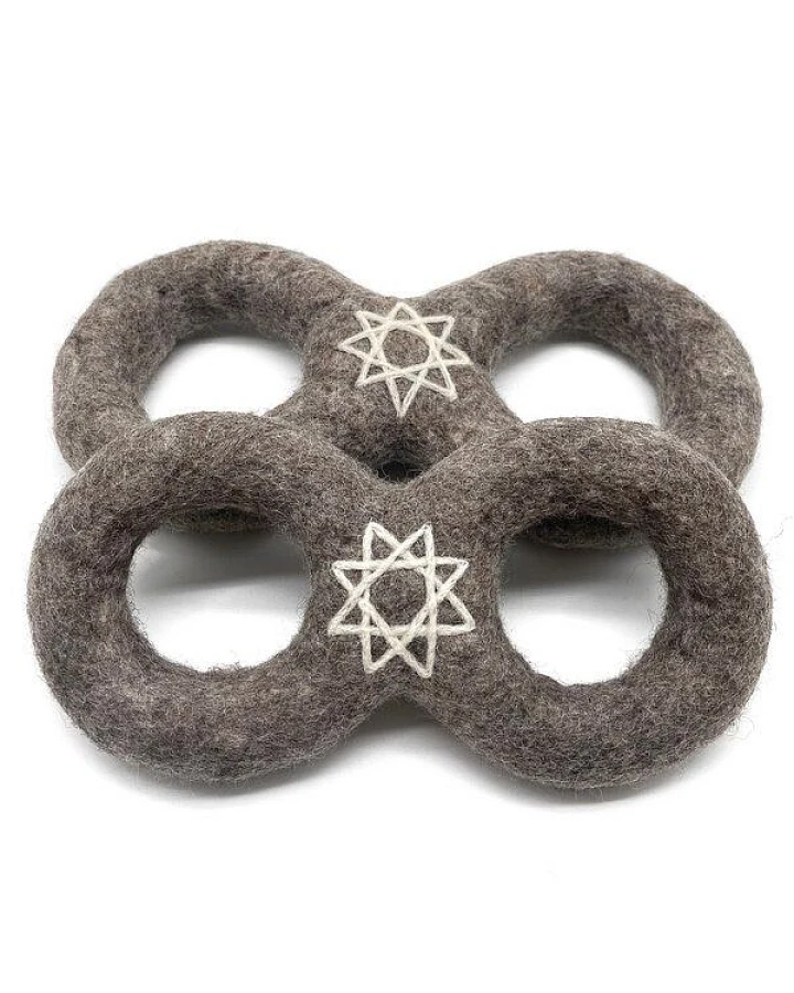 Wooliie Alchemy Creation Infinity Ring – handgefertigtes Spielzeug aus 100 % naturbelassener Schurwolle