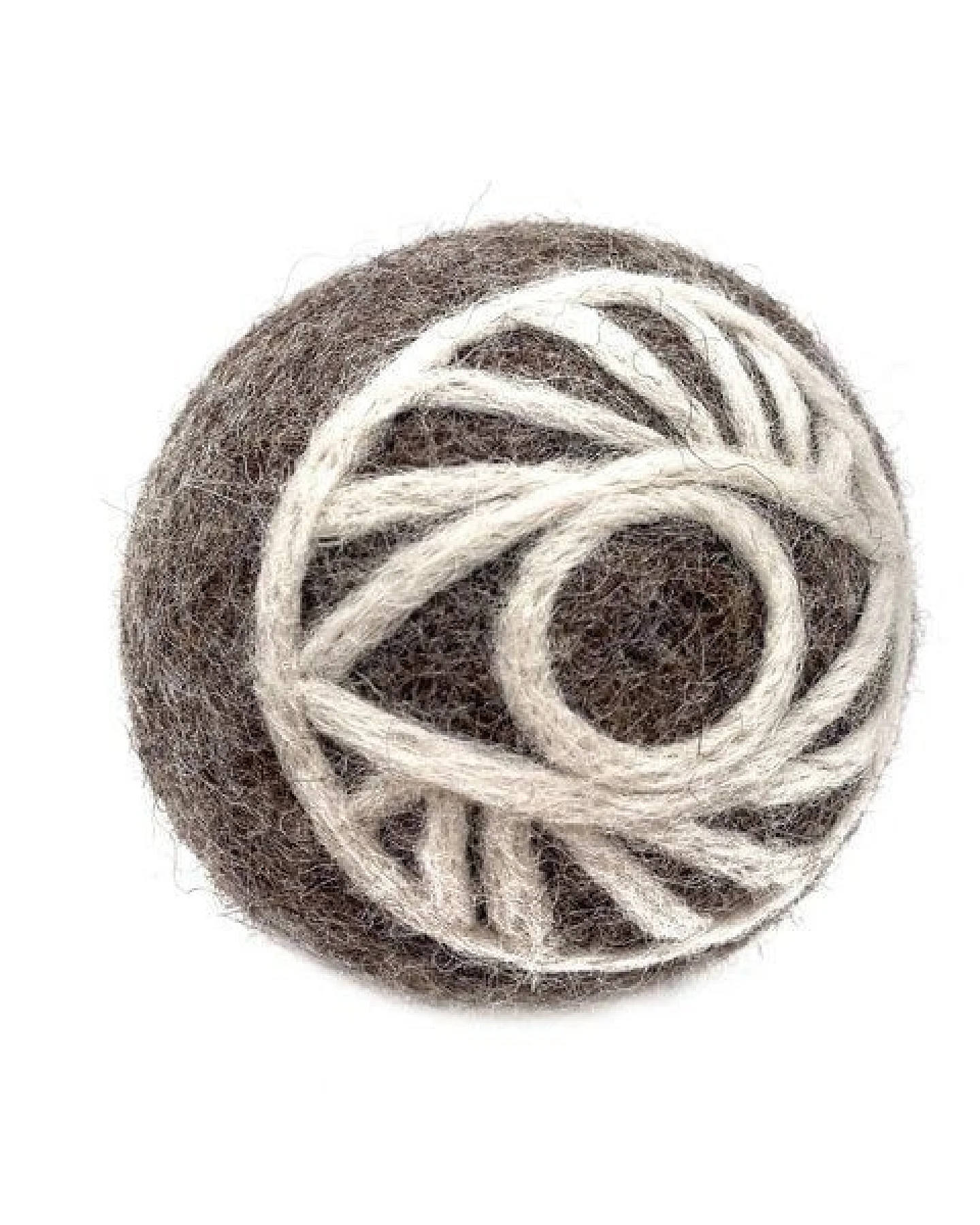 Wooliie All-Seeing Eye Ball – handgefertigtes Spielzeug aus 100 % naturbelassener Schurwolle – Ansicht 3