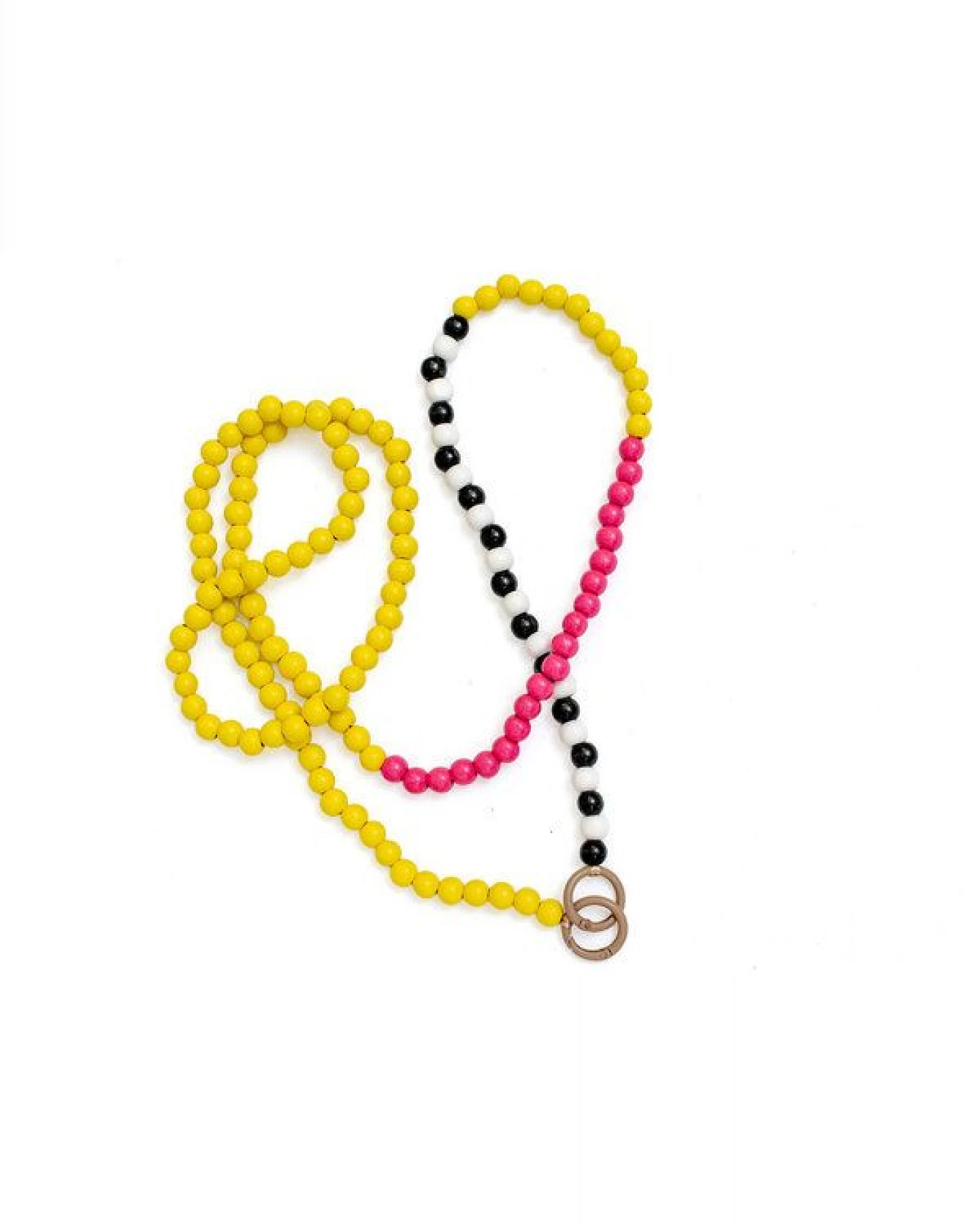 renna deluxe Handykette aus Holzperlen, Crossbody lang, verschiedene Farben – Ansicht 4