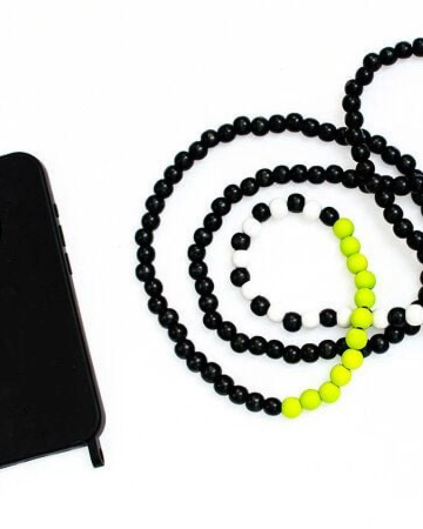 renna deluxe Handykette aus Holzperlen, Crossbody lang, verschiedene Farben – Ansicht 2