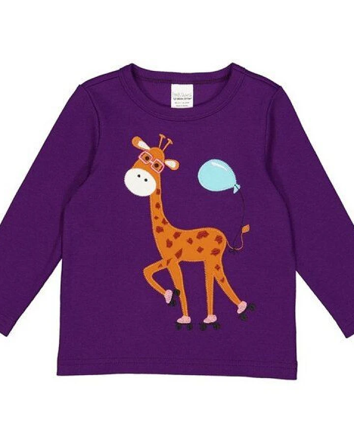 Fred's World by Green Cotton "Green Cotton" Langarm-T-Shirt Giraffe