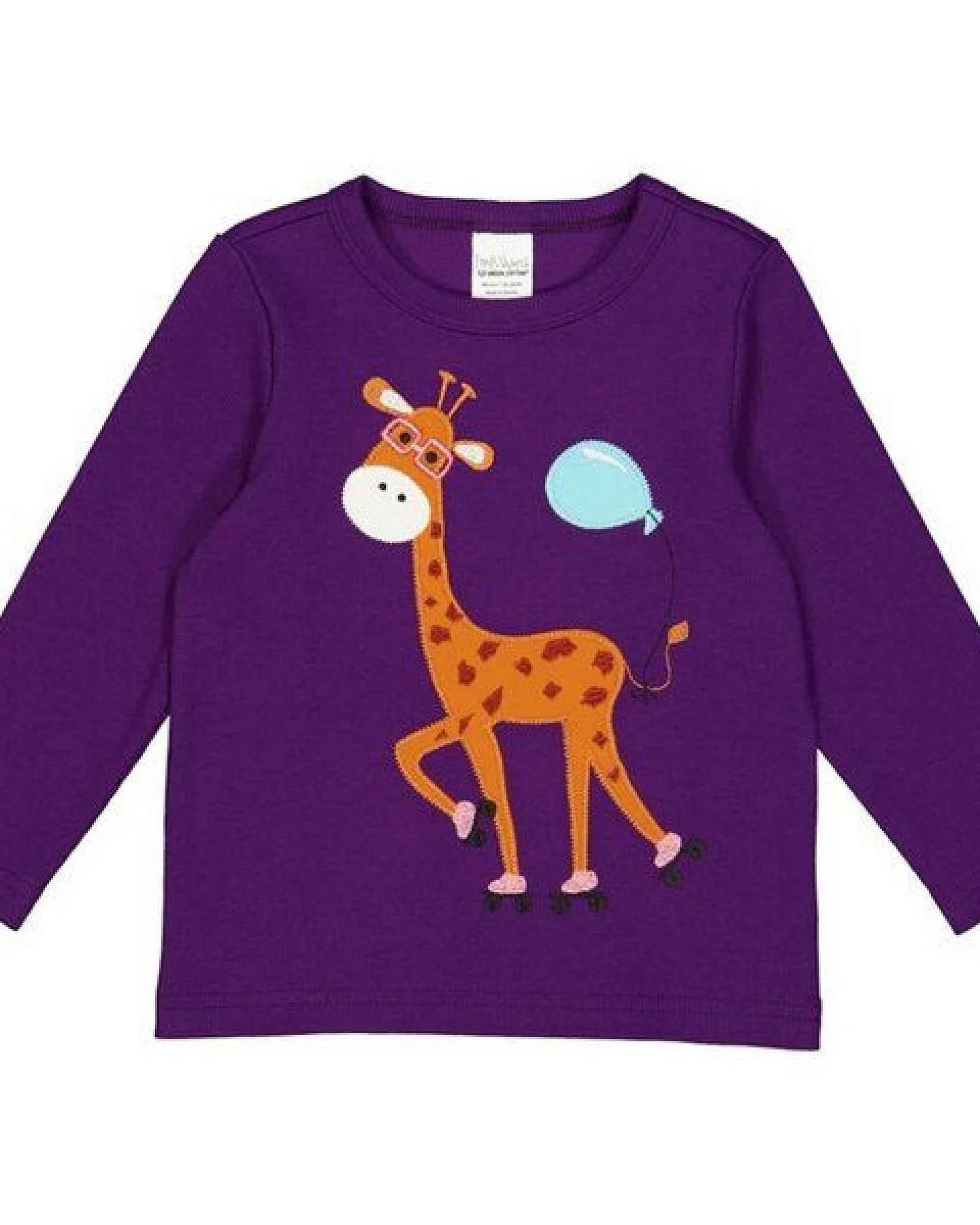Fred's World by Green Cotton "Green Cotton" Langarm-T-Shirt Giraffe – Ansicht 2