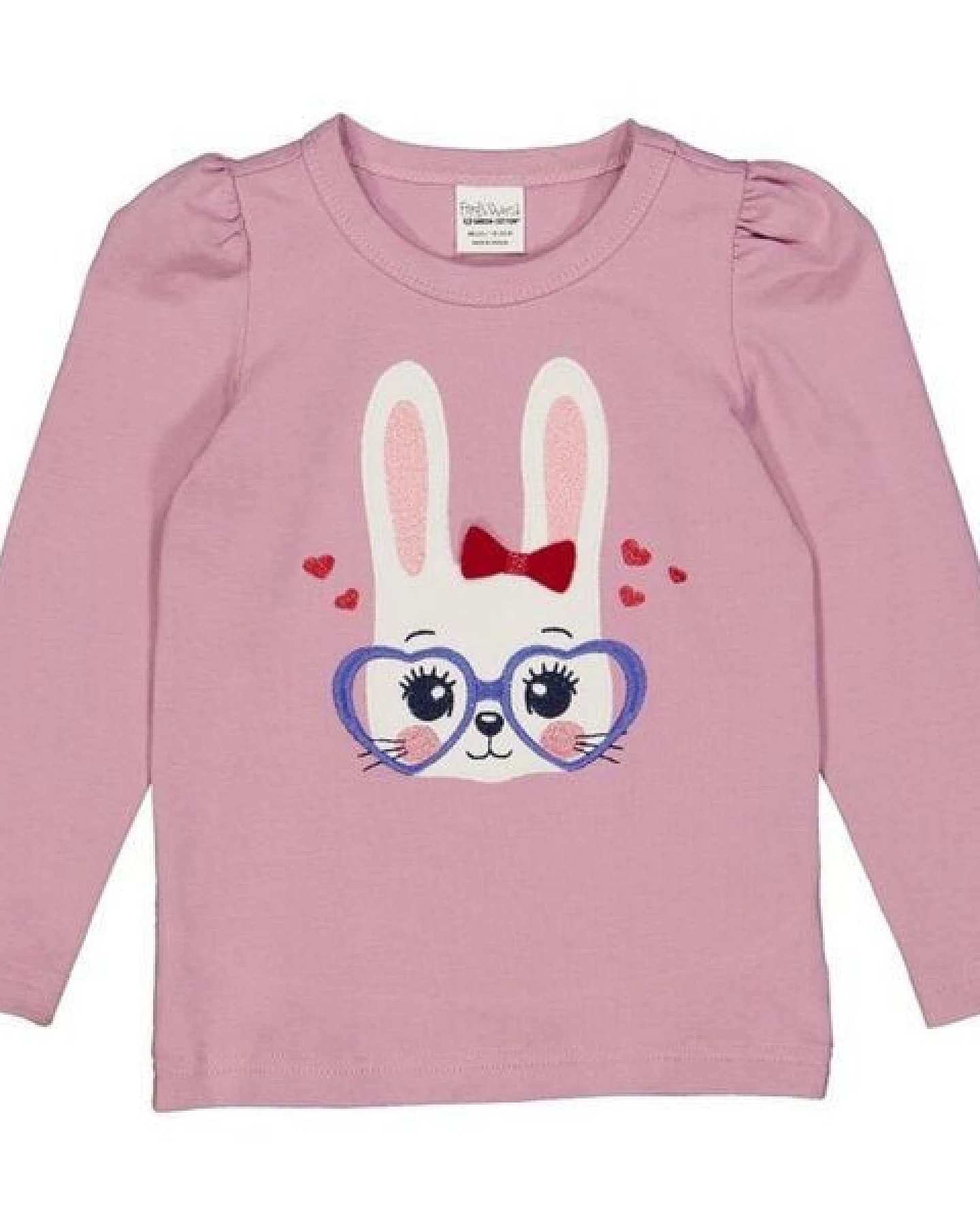 Fred's World by Green Cotton "Green Cotton" Langarm-T-Shirt Bunny – Ansicht 2