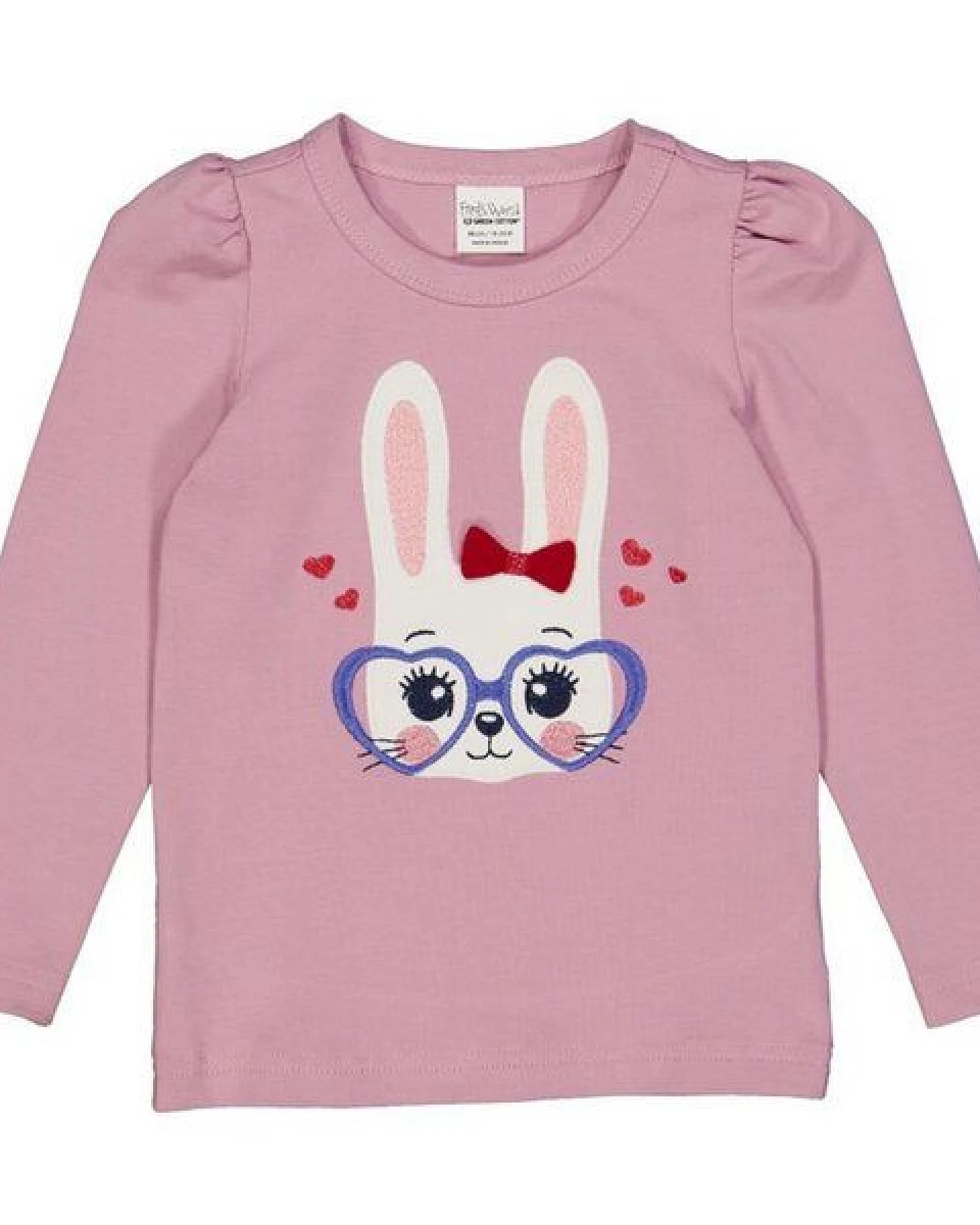 Fred's World by Green Cotton "Green Cotton" Langarm-T-Shirt Bunny – Ansicht 2