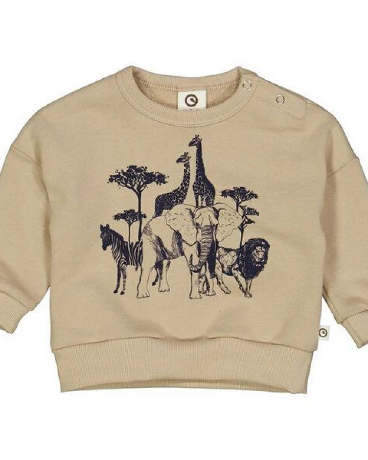 Fred's World by Green Cotton "Green Cotton" Sweatshirt Safari