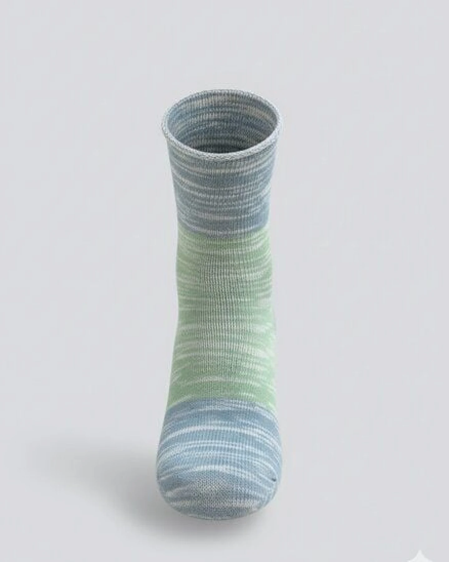 SOKKINN Wool Blockstripe „Lake“ – nachhaltige Bio-Socke mit Bio-Lammwolle – Ansicht 3