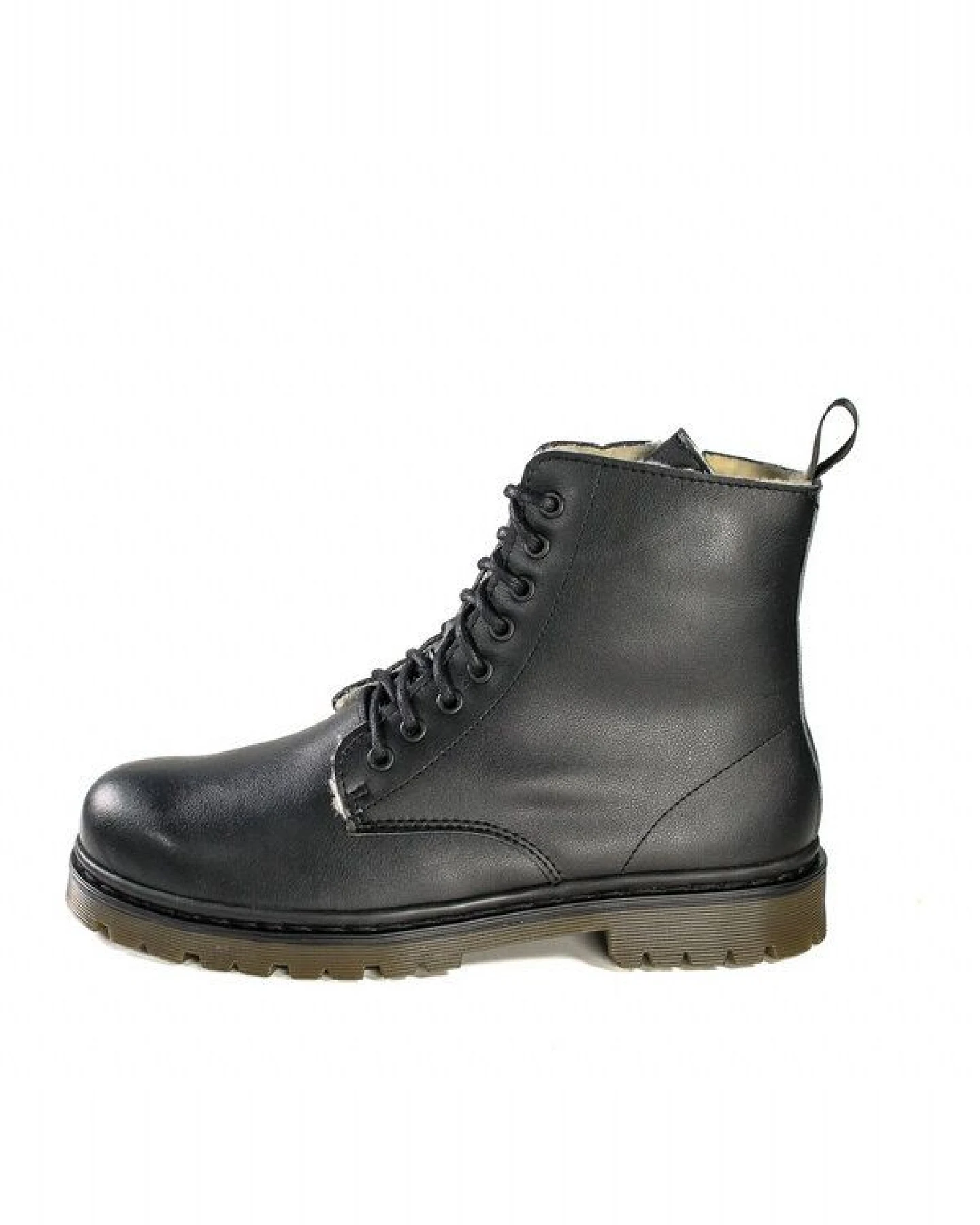 Fairticken ALVORA SNOW vegane 8-Loch Winterstiefel Unisex mit Fütterung (schwarz) – Ansicht 3