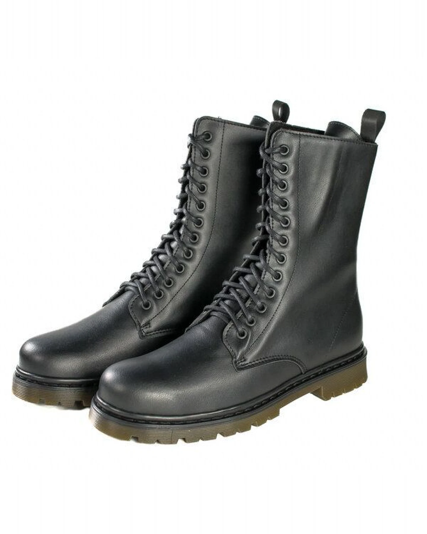Fairticken ALVORA HIGH vegane 12 Loch All-Year Stiefel Unisex (schwarz) – Ansicht 4