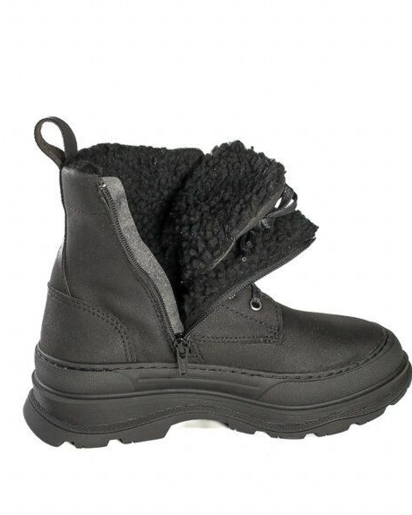 Fairticken Shoes vegane gefütterte hohe Stiefel ARADA (schwarz) – Ansicht 2