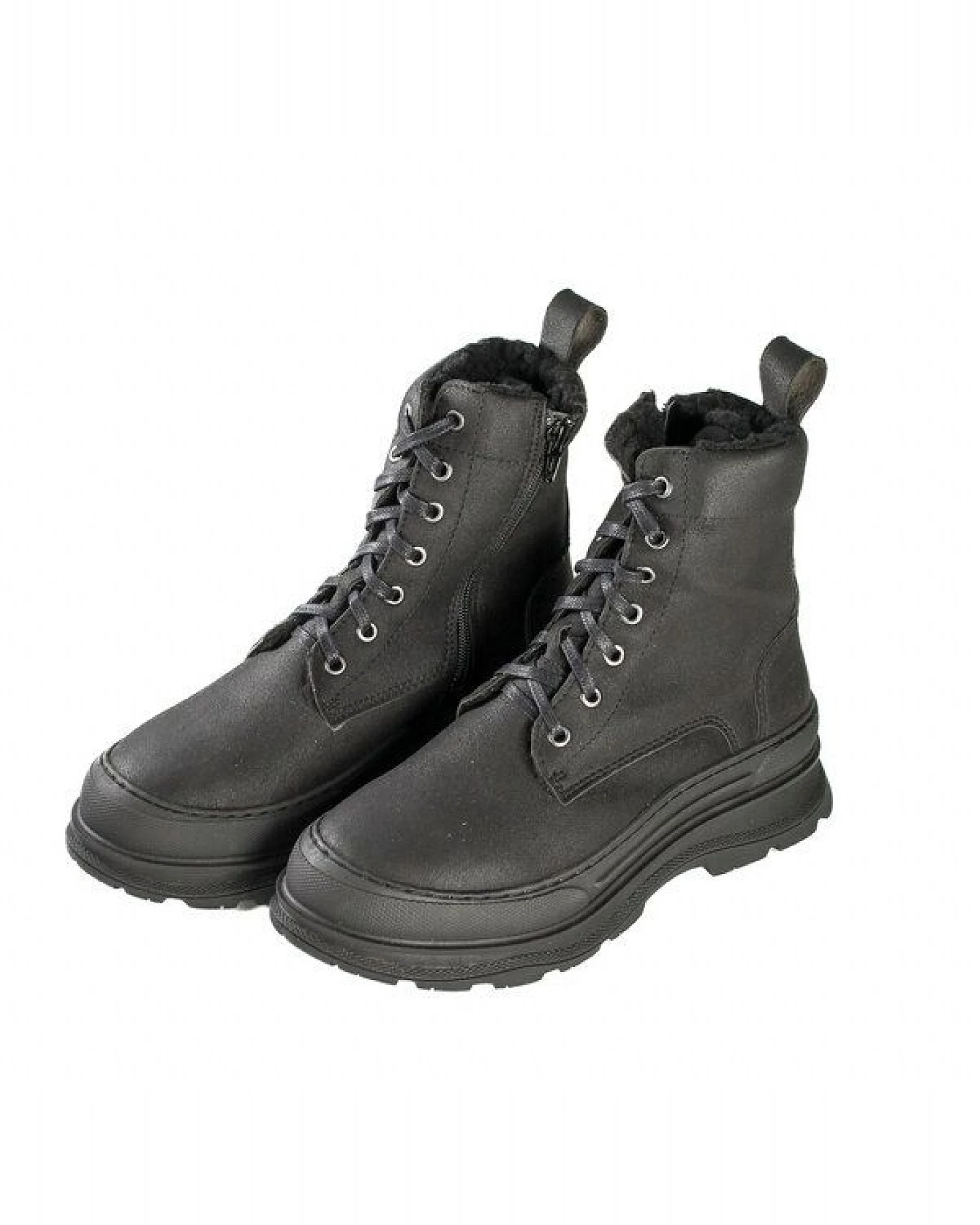 Fairticken Shoes vegane gefütterte hohe Stiefel ARADA (schwarz) – Ansicht 3
