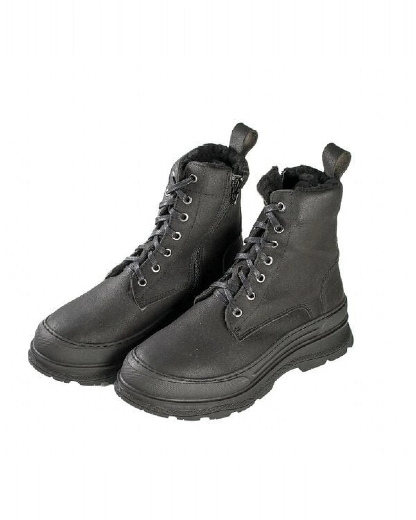 Fairticken Shoes vegane gefütterte hohe Stiefel ARADA (schwarz) – Ansicht 4