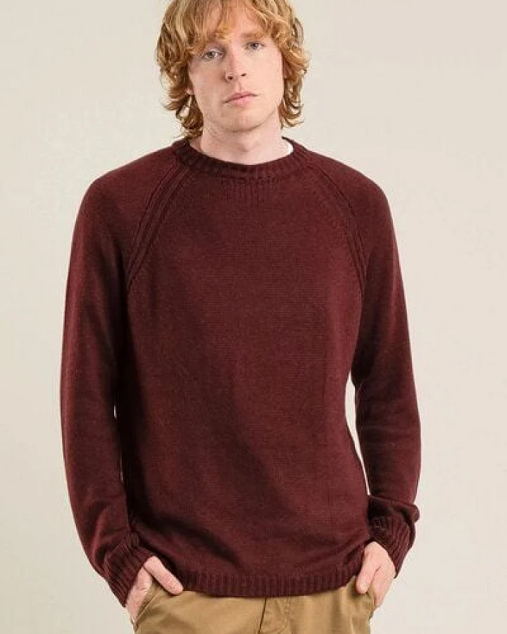 Produktseite: Komodo Merino-Pullover mit Raglanärmel Modell: Christoff