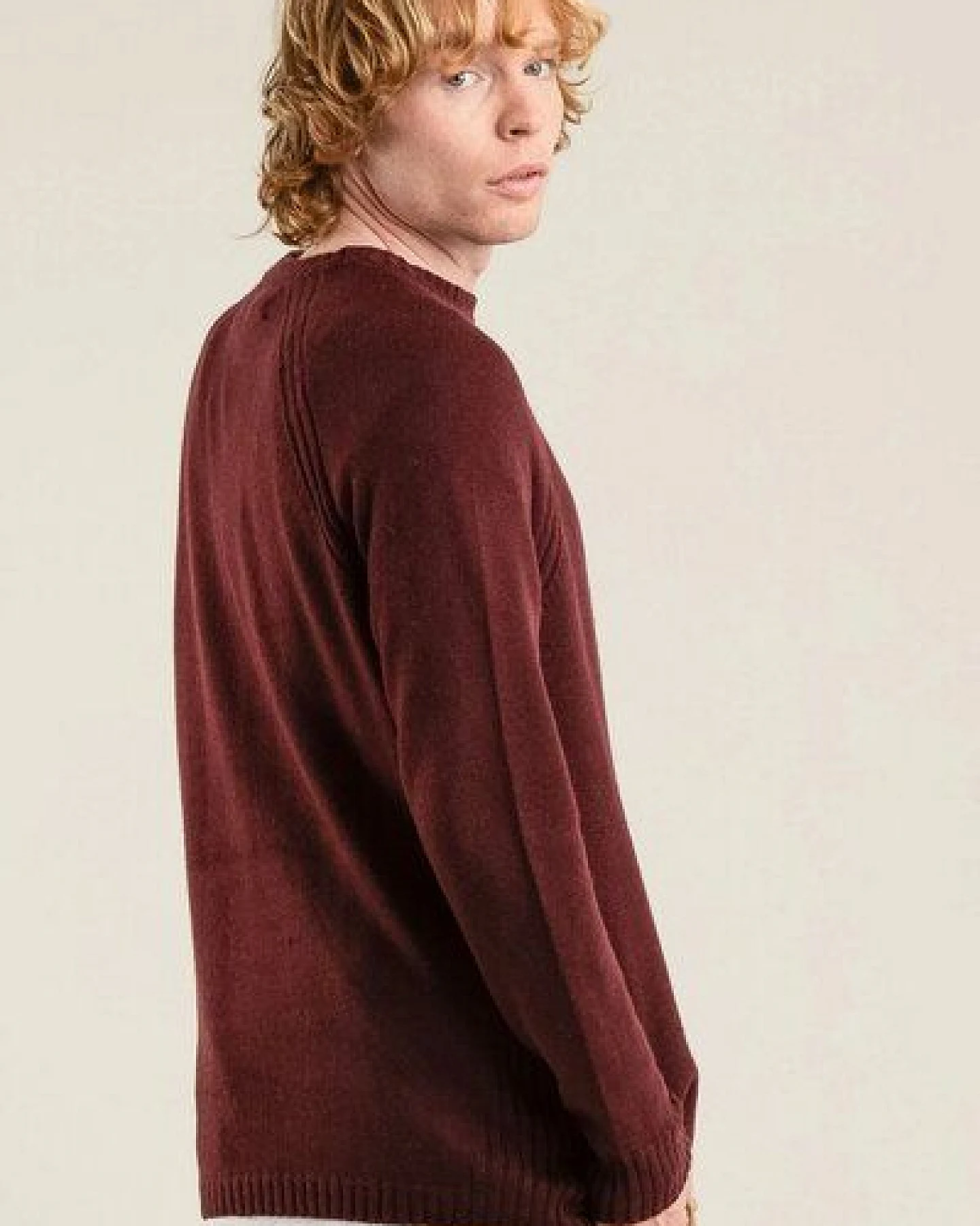 Komodo Merino-Pullover mit Raglanärmel Modell: Christoff – Ansicht 2