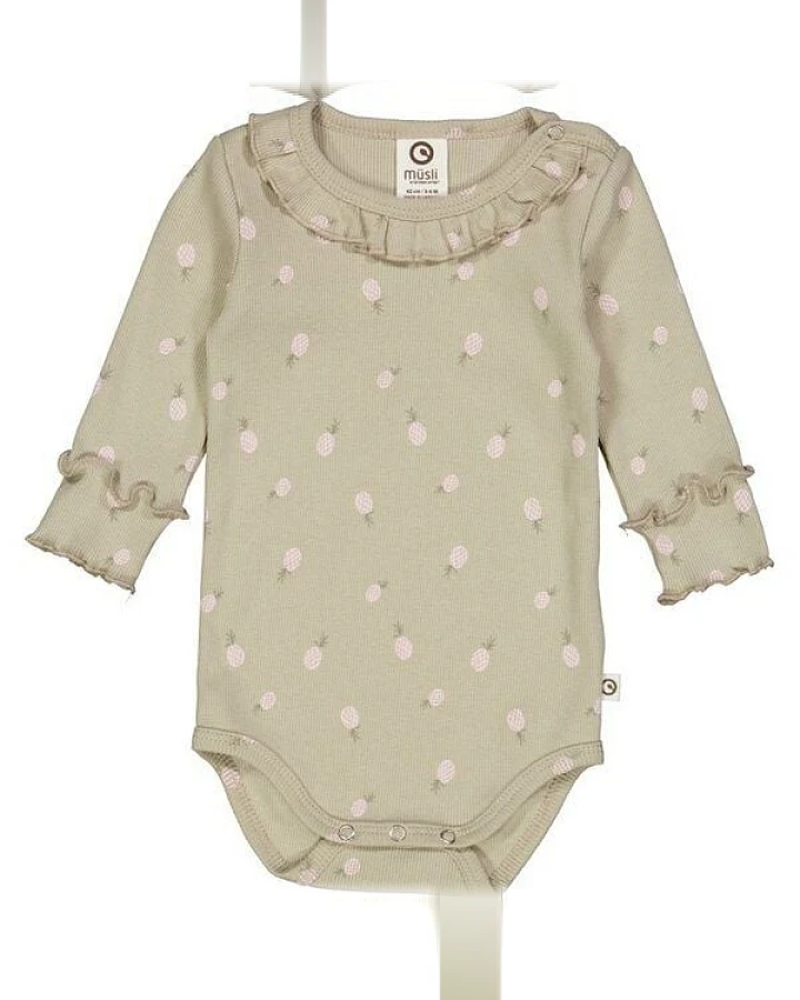 Fred's World by Green Cotton "Green Cotton" Body Langarm Ananas