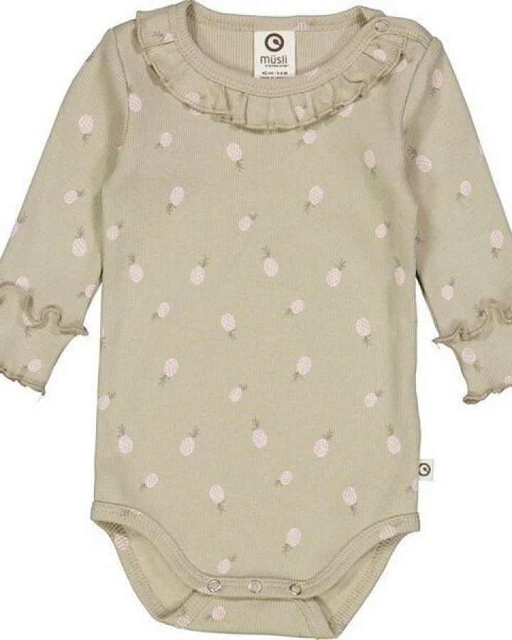 Fred's World by Green Cotton "Green Cotton" Body Langarm Ananas