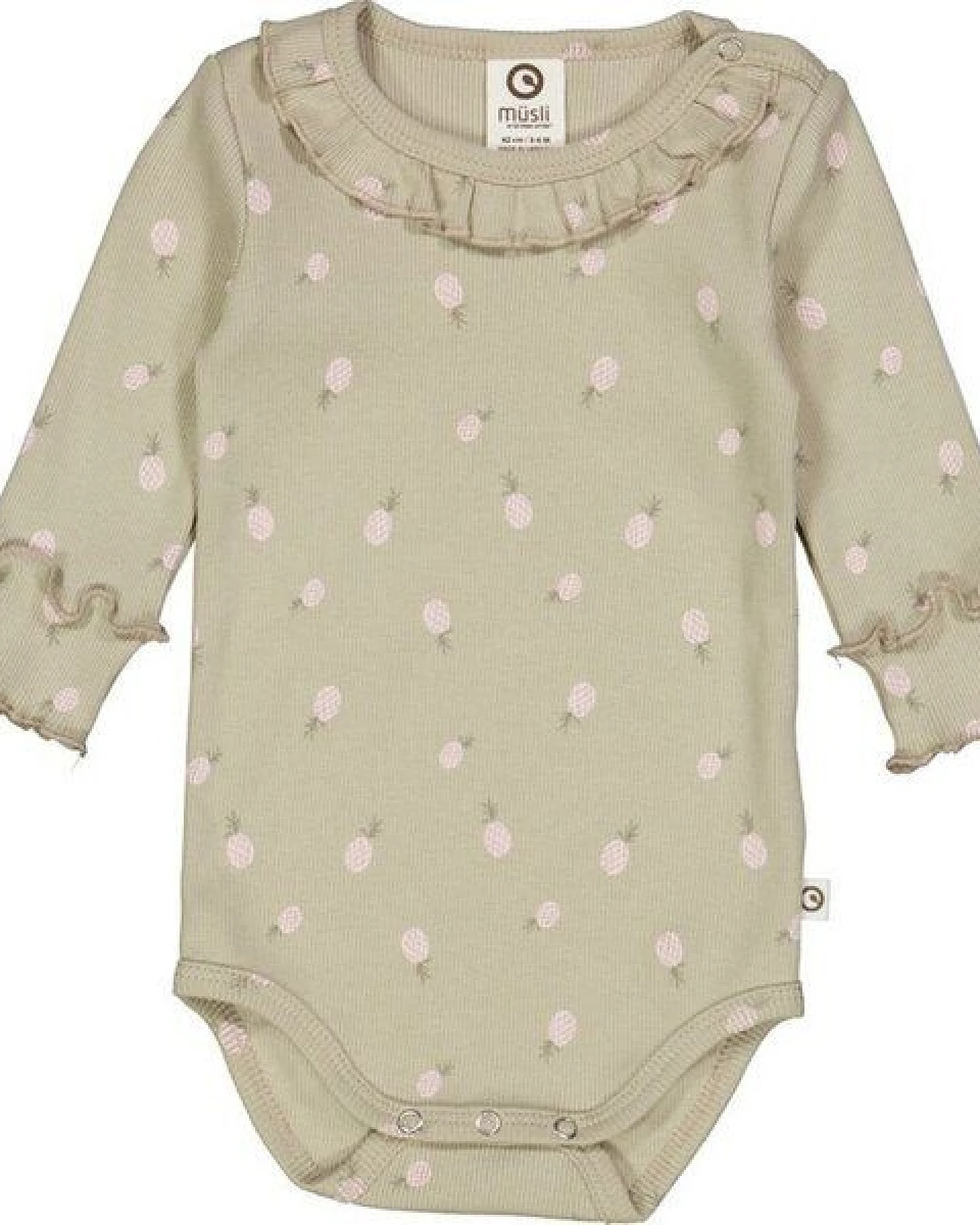 Fred's World by Green Cotton "Green Cotton" Body Langarm Ananas – Ansicht 2