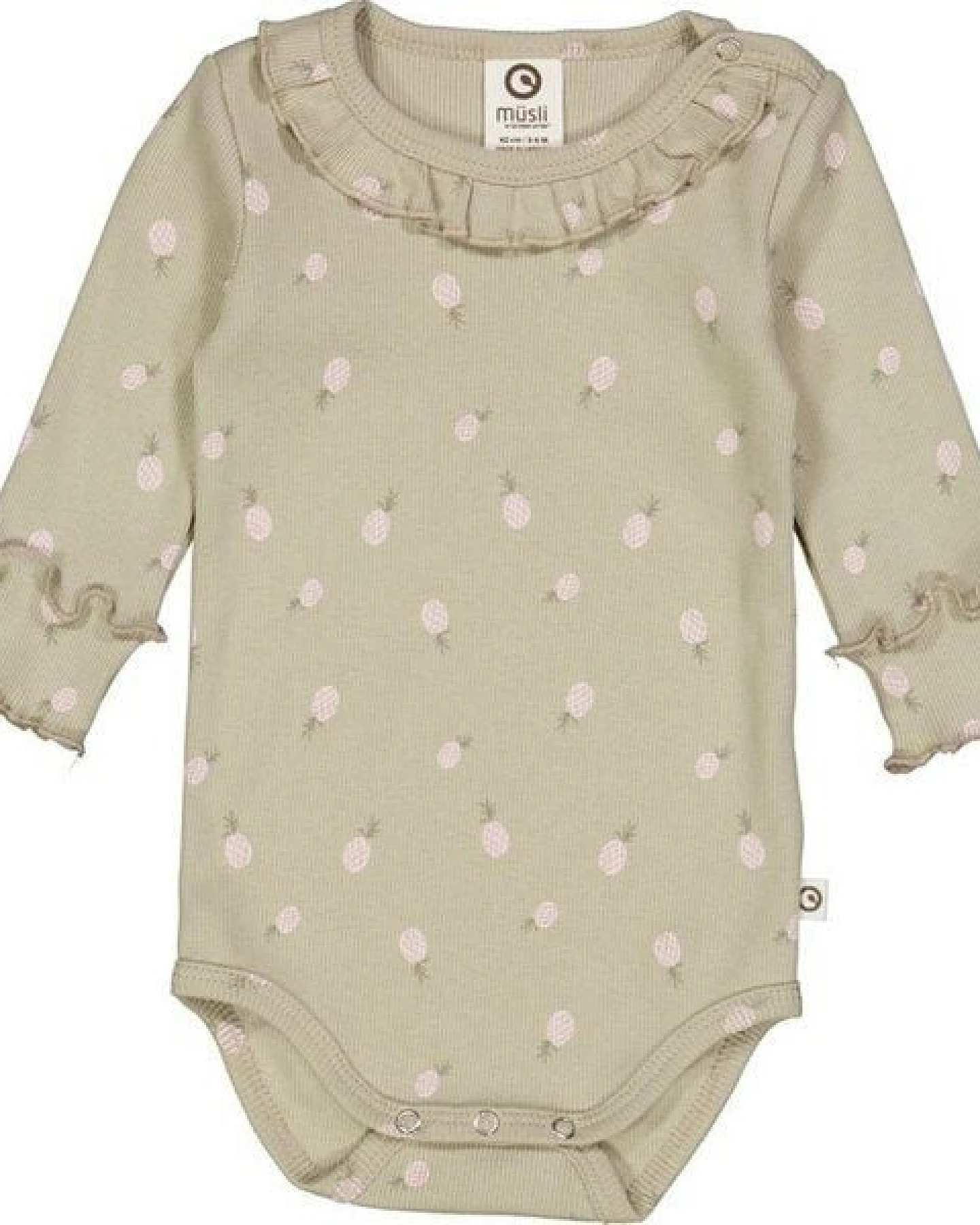 Fred's World by Green Cotton "Green Cotton" Body Langarm Ananas – Ansicht 2