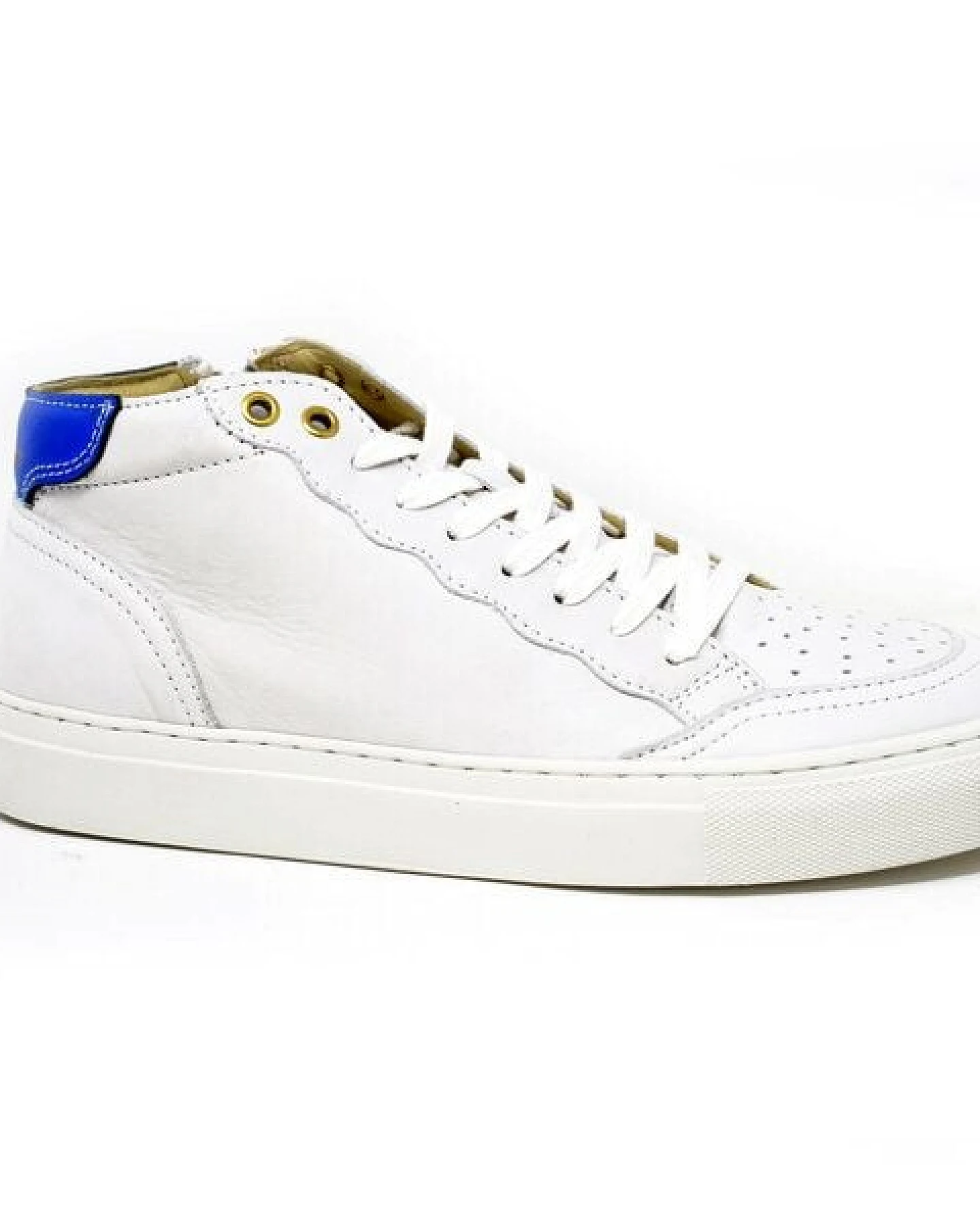 Greenwood Berlin GWB Sneaker Unisex Base high weiß - metallicblau – Ansicht 4
