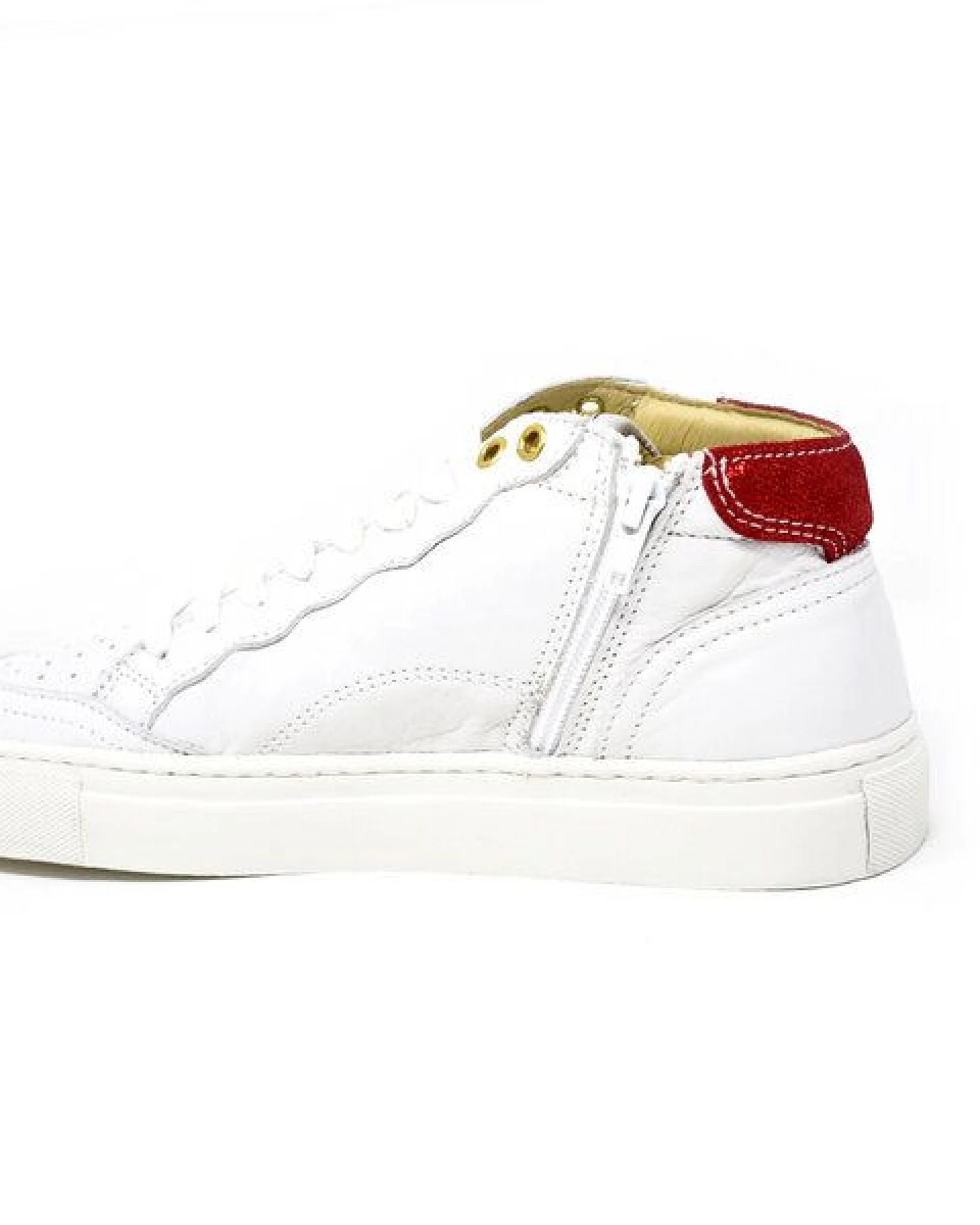 Greenwood Berlin GWB Sneaker Unisex Base high weiß - metallicrot – Ansicht 2
