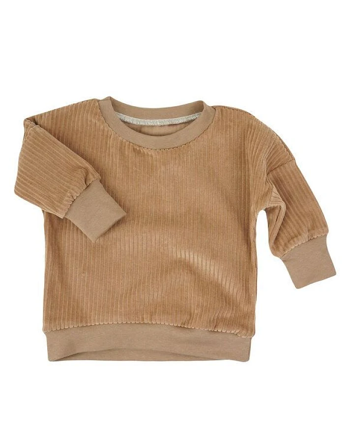 Sternchenwolke BIO Cordnicky Langarmshirt "cafe au lait"
