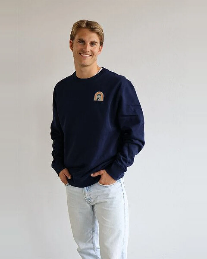 Kultgut PRE-Order Artdesign - Biofair Sweatpullover / Mountain Sky