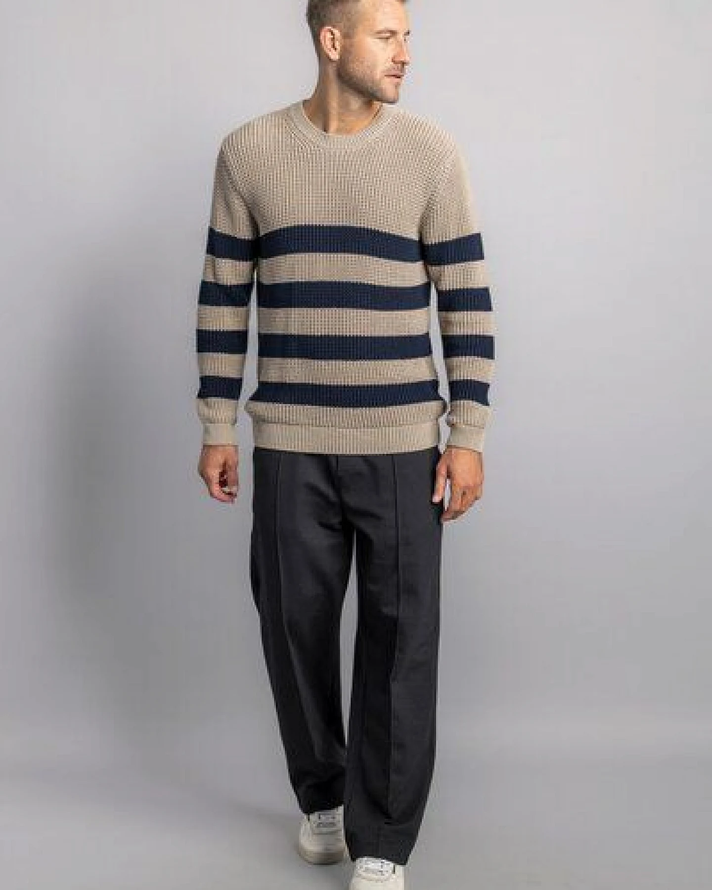 dirts Knit Striped Crewneck – Ansicht 2