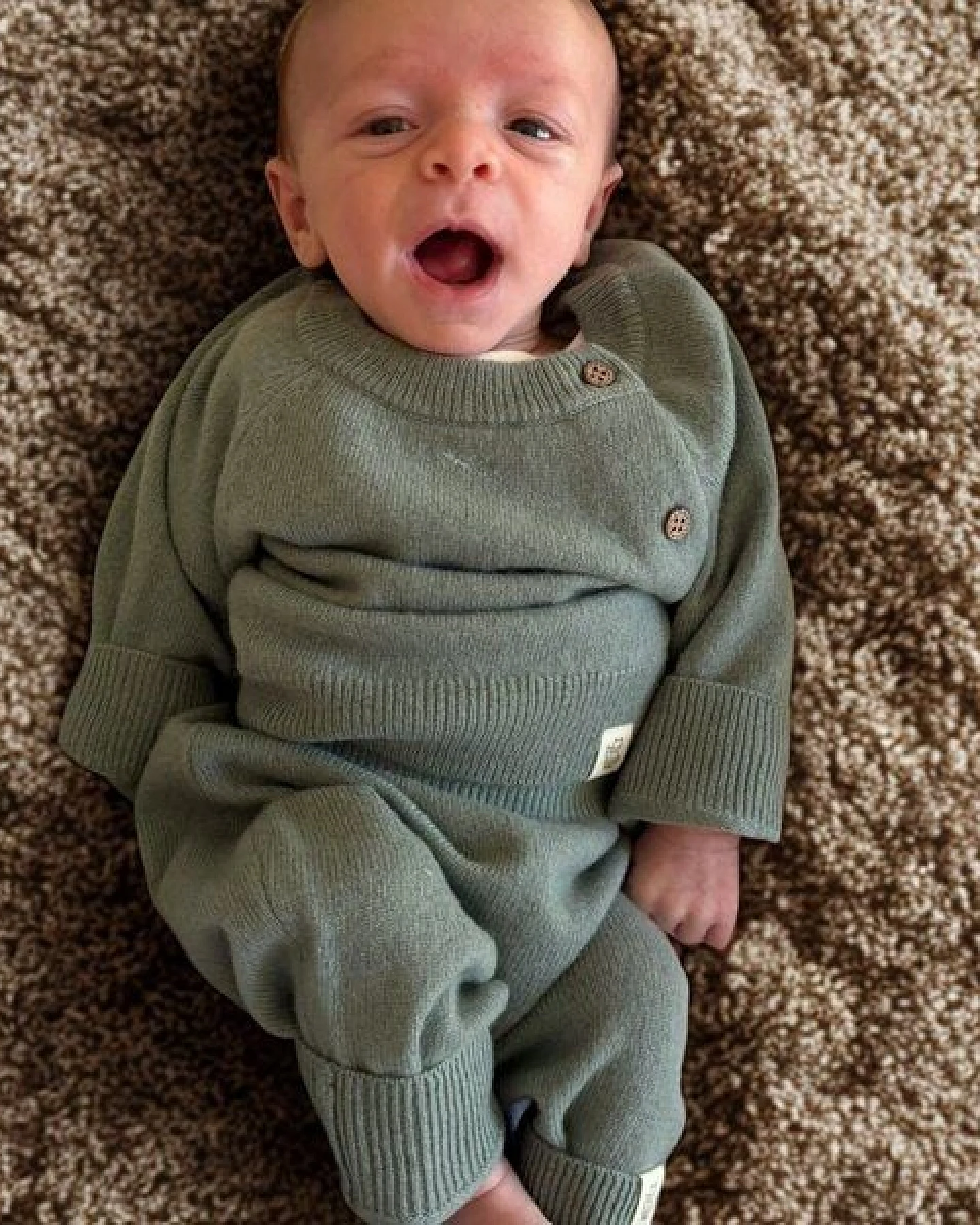 Moalie Baby Pullover Mayson aus Merinowolle und Cashmere – Ansicht 3