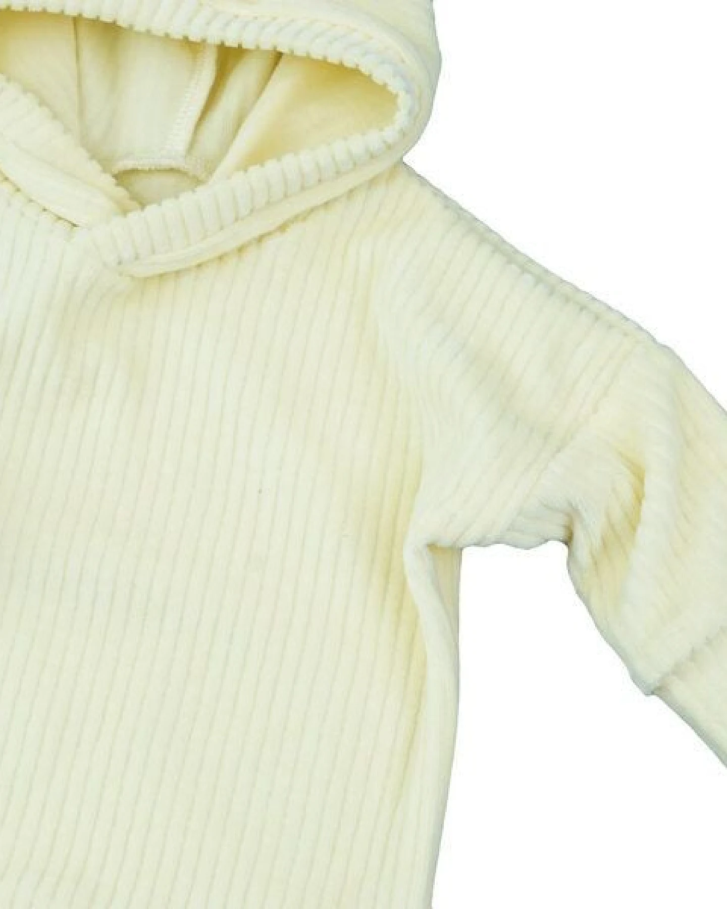 Sternchenwolke BIO Cordnicky Hoodie "vanilla" – Ansicht 2