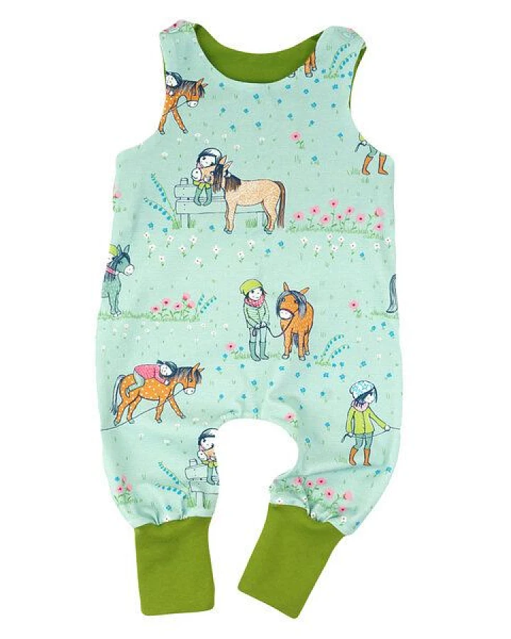 Sternchenwolke BIO Strampler "Ponyliebe"